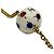 Bracciale Chanel Coco Mark 98P Soccer Ball per donna Bianco D'oro - vista 8