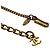 Bracciale Chanel Coco Mark 98P Soccer Ball per donna Bianco D'oro - vista 9