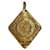 Collana con pendente vintage Chanel Coco Mark D'oro  - vista 3