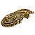 Orecchini a clip Vintage Chanel Coco Mark Gold D'oro - vista 2