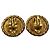 Orecchini a clip Vintage Chanel Coco Mark Gold D'oro - vista 3
