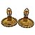 Orecchini a clip Vintage Chanel Coco Mark Gold D'oro - vista 4