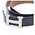 Hermès Hermes H-Storie Noir Gold Reversible Belt Brown Black Silvery - view 2