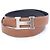 Hermès Hermes H-Storie Noir Gold Reversible Belt Brown Black Silvery - view 6