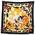 Hermès Sciarpa Hermes Carre 90 Feria de Sevilla Nero Multicolore Giallo