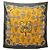 Foulard Hermès Carre 90 Ferronnerie Marrone Blu Giallo
