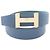 Hermès Hermes Constance H-Belt Blu D'oro Verde