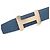 Hermès Hermes Constance H-Belt Blu D'oro Verde - vista 2