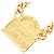 Collana CHANEL RUE CAMBON placcata oro D'oro