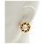 Orecchini a clip Chanel placcati oro con perle sintetiche Bianco D'oro - vista 4