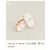 Anello Hermès Chaine d'Ancre Verso in Oro Rosa e Ceramica Bianca Bianco - vista 3