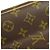 Borsa Louis Vuitton M47270 Deauville Marrone Monogramma - vista 15