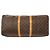 Louis Vuitton Keepall Bandouliere 55 Boston Bag Marrone Monogramma - vista 4