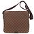 Borsa a Spalla Louis Vuitton District MM Marrone Damier ebene