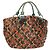 Miu Miu Chain Handle Pleated Leather Multicolore