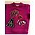 Dolce & Gabbana Kids 'Life is Amore' bestickter Sweatshirt Pink - Ansicht 8