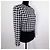 Versace Jeans Couture Hahnentritt Crop-Jacke Schwarz Weiß - Ansicht 4