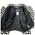 Versace Jeans Couture Hahnentritt Crop-Jacke Schwarz Weiß - Ansicht 7