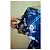 Autre Marque Conbipel Abito Mini in Seta Blu Floreale Multicolore Blu scuro - vista 7