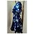 Autre Marque Conbipel Abito Mini in Seta Blu Floreale Multicolore Blu scuro - vista 8