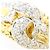 Autre Marque 18K Goldring mit Diamant Golden - Ansicht 2