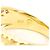 Autre Marque 18K Goldring mit Diamant Golden - Ansicht 5