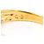 Autre Marque 18K Gelbgold- und Platin-Ring mit Diamant Golden - Ansicht 5