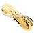 Autre Marque Platin- und Gelbgold-Ring mit Diamant Golden