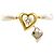 Autre Marque PT900 Platin- und 18K Gelbgold-Ring mit Diamant Golden