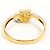 Autre Marque PT900 Platin- und 18K Gelbgold-Ring mit Diamant Golden - Ansicht 3