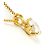 Autre Marque Collana in oro giallo 18K con diamante D'oro - vista 2