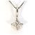Autre Marque Elegante collana in oro bianco e diamanti D'oro
