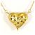 Autre Marque Elegante collana in oro giallo 18K e diamanti marroni Marrone D'oro - vista 3