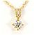 Autre Marque Collana in oro giallo 18K con diamante D'oro
