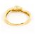 Autre Marque 18K Gelbgold-Ring mit Diamant Golden - Ansicht 3