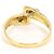Autre Marque 18K Gelbgold- und Platin-Ring mit Diamanten Golden - Ansicht 3