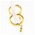 Autre Marque Orecchini a clip in oro giallo 18K con diamanti D'oro - vista 2