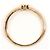 Autre Marque 18K Roségold-Ring mit Diamant Golden - Ansicht 2