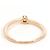 Autre Marque 18K Roségold-Ring mit Diamant Golden - Ansicht 3