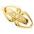 Autre Marque 18K Gelbgold-Ring mit Diamant Golden