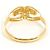 Autre Marque 18K Gelbgold-Ring mit Diamant Golden - Ansicht 3