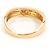 Autre Marque 18K Roségold-Ring mit Diamant Golden - Ansicht 3