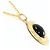 Autre Marque Collana in oro giallo 18K con onice D'oro - vista 2
