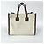 Cabas Burberry Freya en toile avec cuir Mini Beige - vue 3