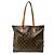 Borsa Tote Louis Vuitton Monogram Cabas Mezzo Marrone