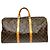Borsa Louis Vuitton Monogram Keepall Bandoulière 50 Marrone - vista 2