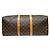 Borsa Louis Vuitton Monogram Keepall Bandoulière 50 Marrone - vista 3
