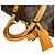 Borsa Louis Vuitton Monogram Keepall Bandoulière 50 Marrone - vista 6