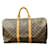 Borsa Louis Vuitton Monogram Keepall 50 Marrone - vista 2