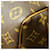 Borsa Louis Vuitton Monogram Keepall 50 Marrone - vista 8